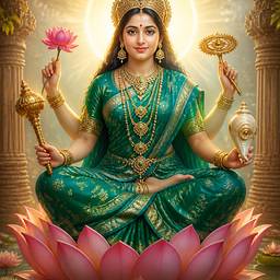 Navratri Goddess Saree Art