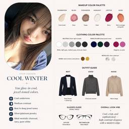 After - Cool Winter Color Analysis