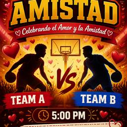 Basketball Friendship Cup Poster