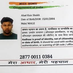 Aadhaar Birth Year Edit