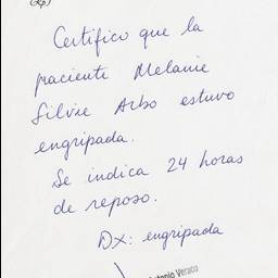 Handwritten Medical Certificate Edit
