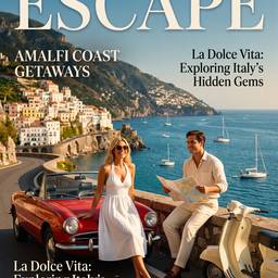 Vintage Travel Magazine Cover