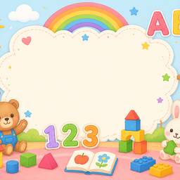 Cute Kids Learning Background | ImageGPT