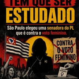 Brazilian Political Protest Poster