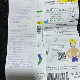 Utility Bill Receipt Edit