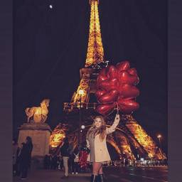 Before - Eiffel Tower Coat Edit