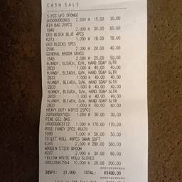 Edit Receipt Text AI