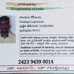 Aadhaar Card DOB Year Edit