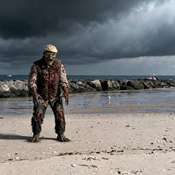 Before - Zombie Beach Horror Video