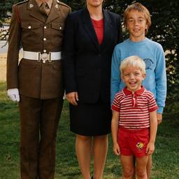 After - Military Family Portrait