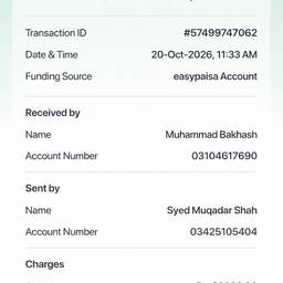 Payment Receipt Screenshot Edit
