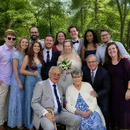 After - Wedding Family Group Photo