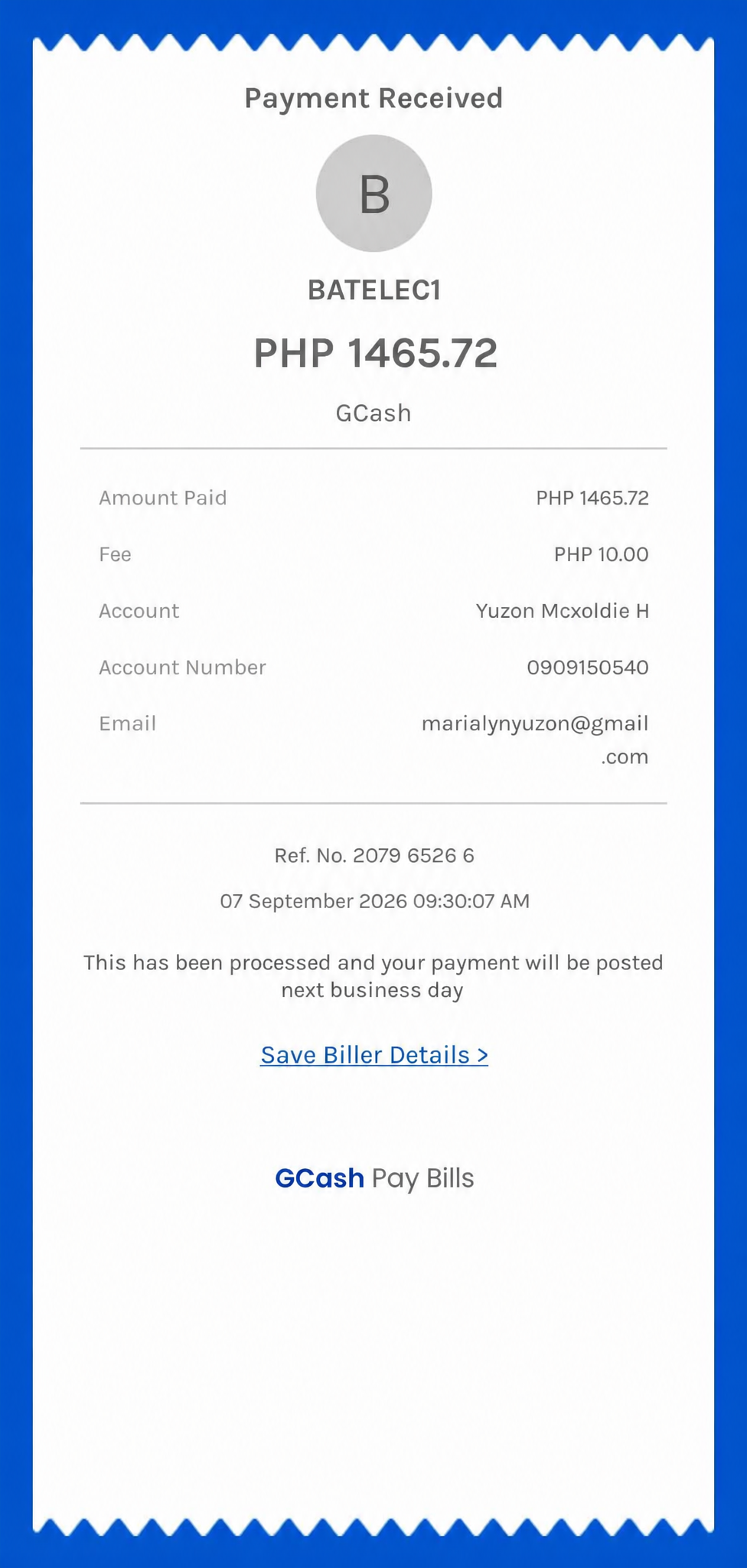 Editable GCash Payment Receipt | ImageGPT