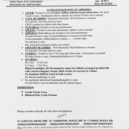 Medical Report Date & Age Edit