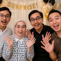Surprise Party Group Photo
