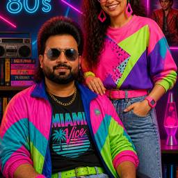 80s Style Photo Makeover