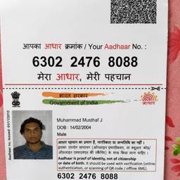 Aadhaar Birth Year Edit