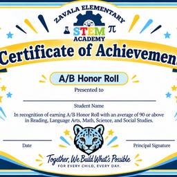 Editable STEM Award Certificate