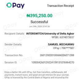 Edit OPay Receipt Amount