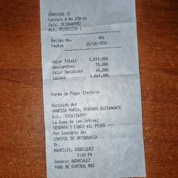 Receipt Date & Time Edit