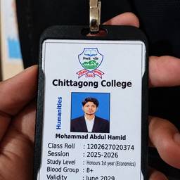 Student ID Card Edit