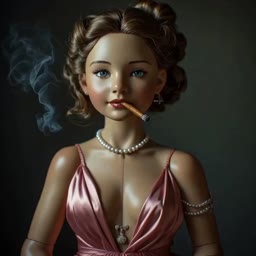 Después - Vídeo de Retrato de Muñeca Humeante