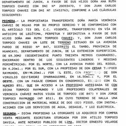 Restored Notarial Contract