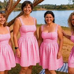 Antes - Cambio de color de la ropa en foto grupal