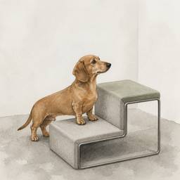 After - Watercolor Dachshund Pet Portrait