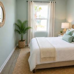 Vorher - Küstenschlafzimmer-Design in Florida