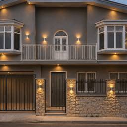 Après - Rénovation de l'extérieur d'une maison grise