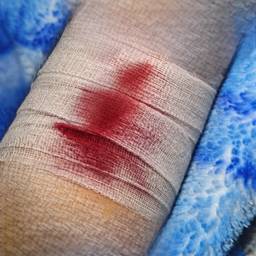 Bloody Bandage Photo Edit