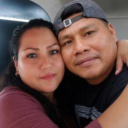 Couple Hug Photo Merge