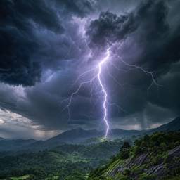 Cinematic Storm Landscape