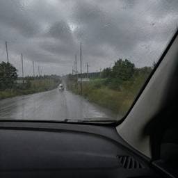 After - Rainy Windshield Drive