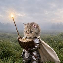 Knight Kitten Wizard