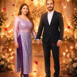 After - Romantic Golden Couple Portrait