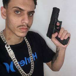 Holding a Glock Selfie