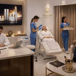 Medical Spa Interior Scene