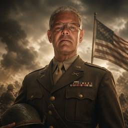 World War 2 Hero Portrait