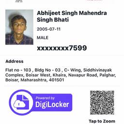 Aadhaar Card DOB Edit