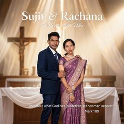 Christian Wedding Banner Design