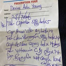 Prescription Name Change