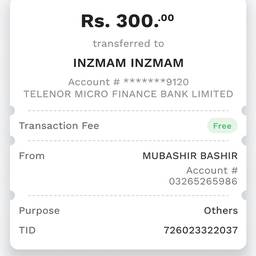 After - Payment Receipt Edit