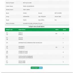 Marksheet Grade Editor