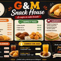 G&M Snack House Menu