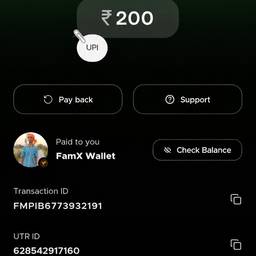 UPI Payment Name Edit