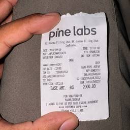 Edit Amount on Receipt