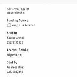 Custom Payment Receipt