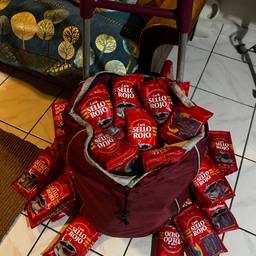 Coffee Packages Overflowing Bag